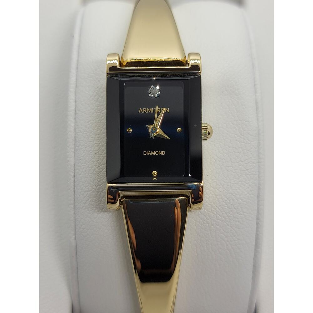 Armitron Women's Diamond-Accented Bangle Watch#3